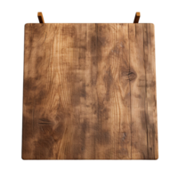 AI generated Wooden board clip art png