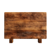 AI generated Wooden board clip art png