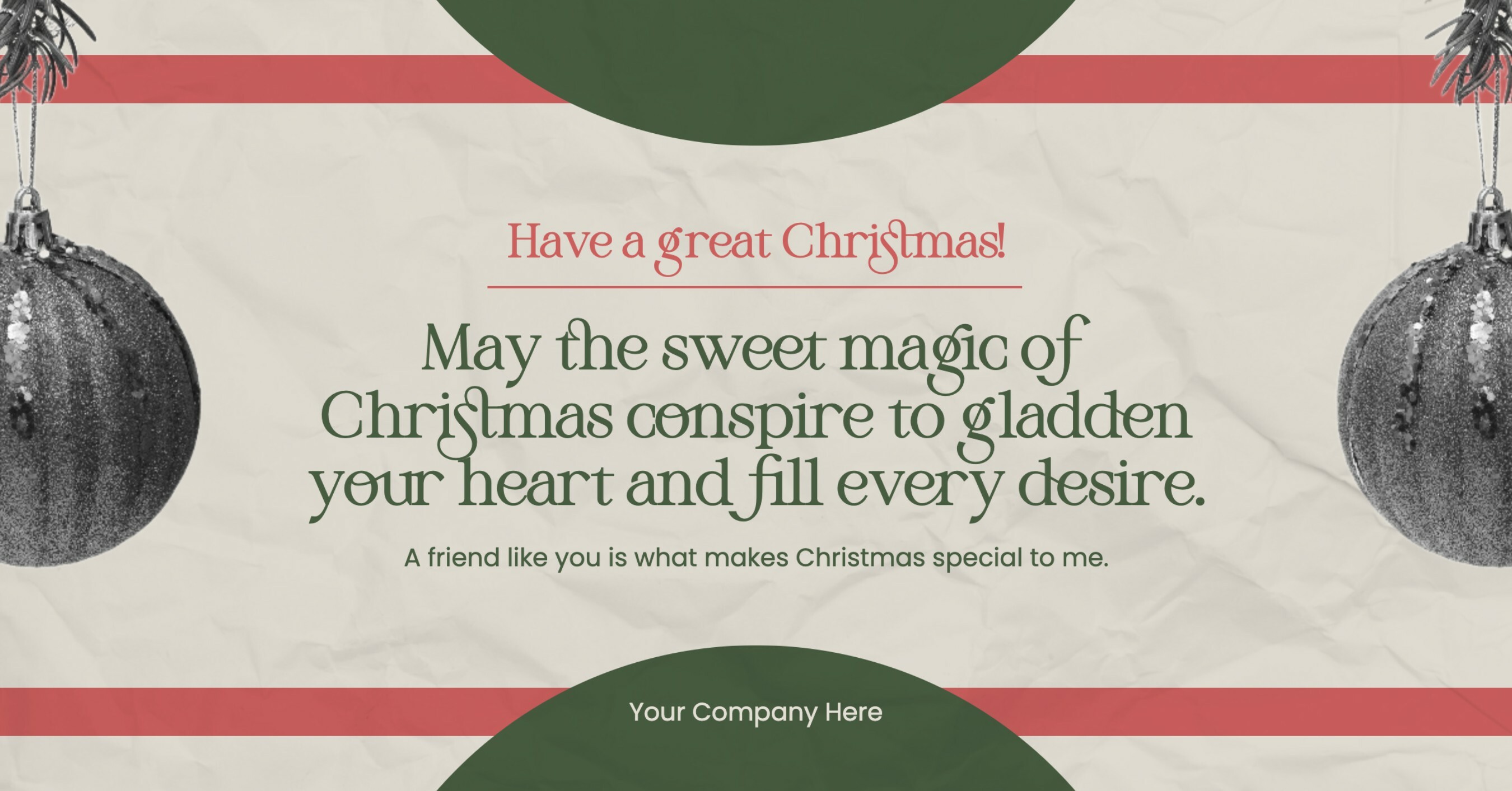 Christmas Greetings Facebook Ads
