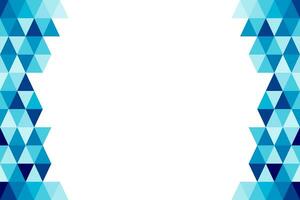 Abstract modern background with blue geometric shape. Vector Illustration