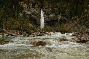 Aerial View of the beautiful Laughing falls photo