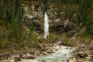 Aerial View of the beautiful Laughing falls photo