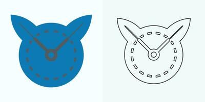 Time and Clock set of linear icons. Time management. Timer, Speed, Alarm, Restore, Time Management, Calendar and more. Collection of time, clock, watch, timer vector simple outline icons for web
