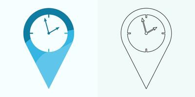 Passage of time icon. Passage of time. Timer logo. Watch icon illustration vector design