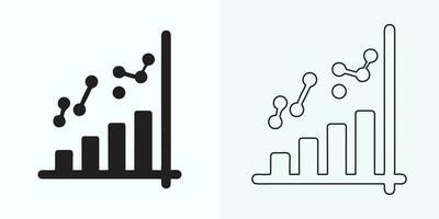 creciente grafico icono, bar gráfico icono, infografía, crecimientos gráfico colección para negocio mejora analítica, diagrama símbolo, financiero lucro gráfico bar vector ilustración