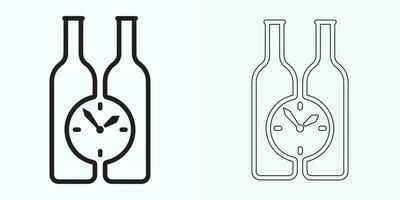 Passage of time icon. Passage of time. Timer logo. Watch icon illustration vector design