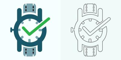 Passage of time icon. Passage of time. Timer logo. Watch icon illustration vector design