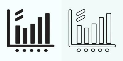 creciente grafico icono, bar gráfico icono, infografía, crecimientos gráfico colección para negocio mejora analítica, diagrama símbolo, financiero lucro gráfico bar vector ilustración