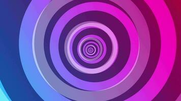 Vibrant colorful repeating circles pattern abstract background. This fun, cheerful pink and blue gradient animation is full HD and a seamless loop. video