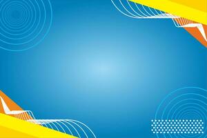 Blue and Yellow line background vector