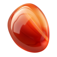 AI generated Carnelian stone gem clip art png