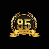 85 anniversary logo vector