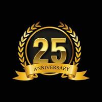 25 anniversary logo vector