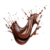 ai generiert Schokolade Spritzen Clip Kunst png