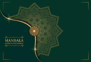 Luxury mandala background with golden arabesque pattern Arabic Islamic east style. Ramadan Style Decorative mandala. Mandala for print, poster, cover, brochure, flyer, banner vector