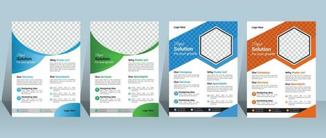 Creative corporate business flyer brochure template design, flyer layout, business flyer, Brochure design, Cover design, Poster, Marketing agency flyer design. vector template in A4 size page