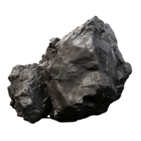 AI generated Coal stone clip art png