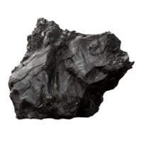 AI generated Coal stone clip art png