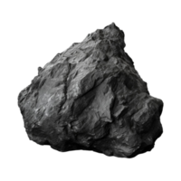 AI generated Coal stone clip art png