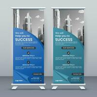 Business Vertical Banner Design Signboard Advertising Brochure Roll Up Template Vector X-banner and Street Business Presentation Flag of Convenience, Stock vector. EPS - Vector