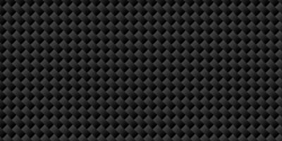 Dark black Geometric grid Carbon fiber background vector