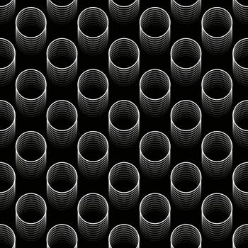 Abstract circle pattern geometric background vector