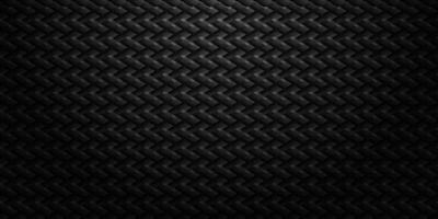Dark black Geometric grid background Modern dark abstract texture vector