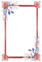 ai generiert Sakura Rand rahmen, japanisch Rand Rahmen png transparent Hintergrund