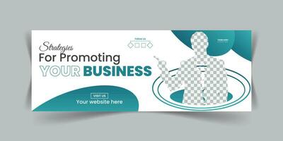 Modern creative web banner and post design. vector