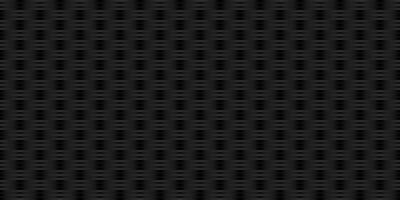 Dark black Geometric grid Carbon fiber background Modern dark abstract texture Seamless pattern vector