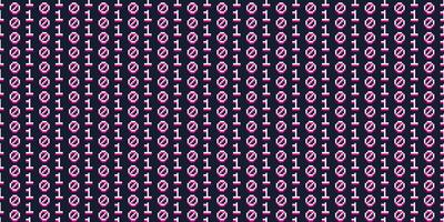 Big Data illustration Binary code seamless pattern vector