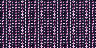 Big Data illustration Binary code seamless pattern vector