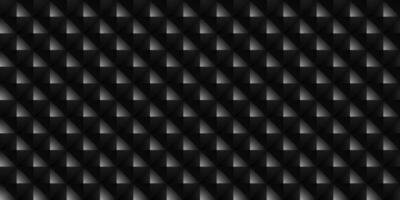 Dark black Geometric grid Carbon fiber background Modern dark abstract texture Seamless pattern vector