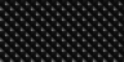 Dark black Geometric grid Carbon fiber background Modern dark abstract texture Seamless pattern vector