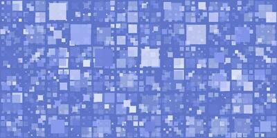 Abstract blue background with random sized squares. vector