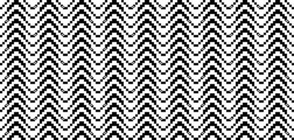 Abstract chevron striped pattern seamless texture Monochrome background Geometric Illustration Pixel art style vector