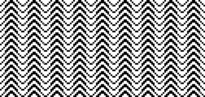 Abstract chevron striped pattern seamless texture Monochrome background Geometric Illustration Pixel art style vector