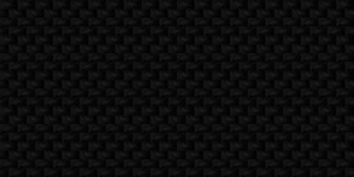 Dark black Geometric grid Carbon fiber background Modern dark abstract texture Seamless pattern vector
