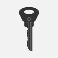 Vector Key icon on white background