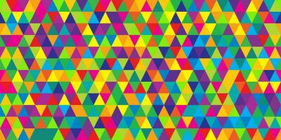 Abstract colorful seamless geometric grid background with colored shapes vector