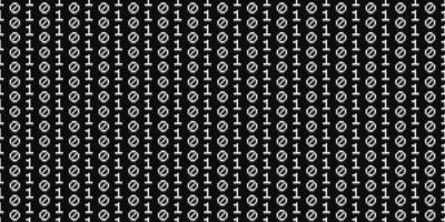 Big Data illustration Binary code seamless pattern vector