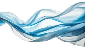 AI generated Abstract blue water waves background with liquid fluid texture photo