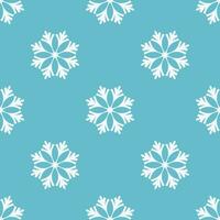 sin costura textura modelo con copos de nieve vector