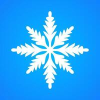 Winter snowflake icon vector illustration