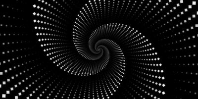 Swirling radial background. Black and white Halftone dotted background Pop art overlay texture. vector