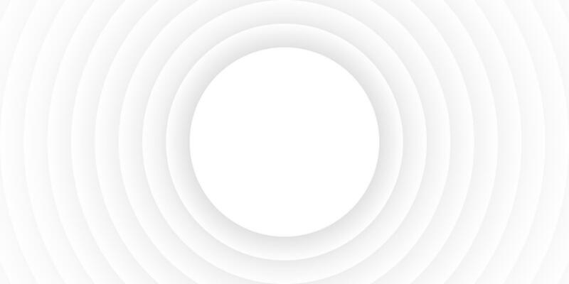 Abstract black and white round background with concentric circles. Vector illustration