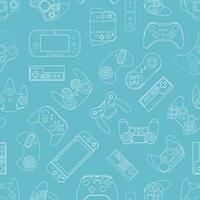 Gamepad Video game controller background vector