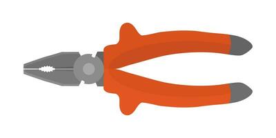 Pliers tool vector flat illustration