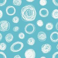 Hand drawn Doodle pattern Abstract ornament background vector