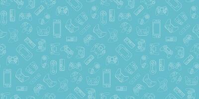 Gamepad Video game controller background vector